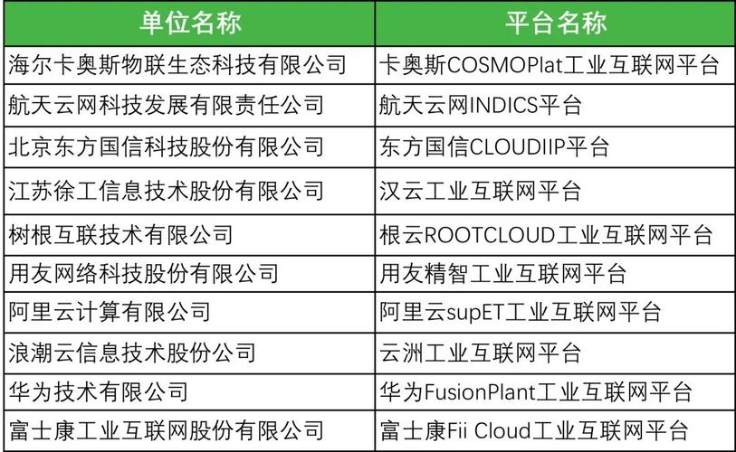 2020双跨工业互联网平台榜单发布新增五家有何独特之处